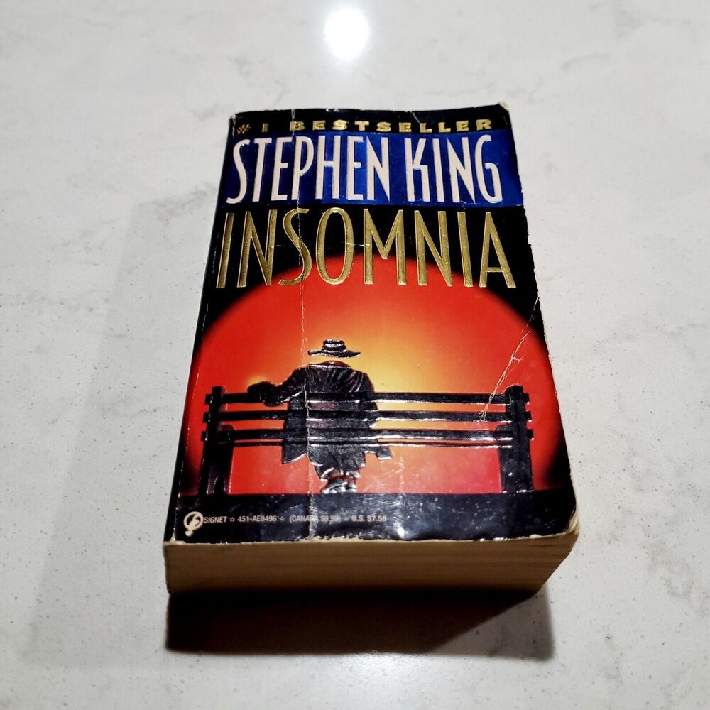 Insomnia by Stephen King 1995 True 1st Edition 1st Printing By Signet Pub. EUC